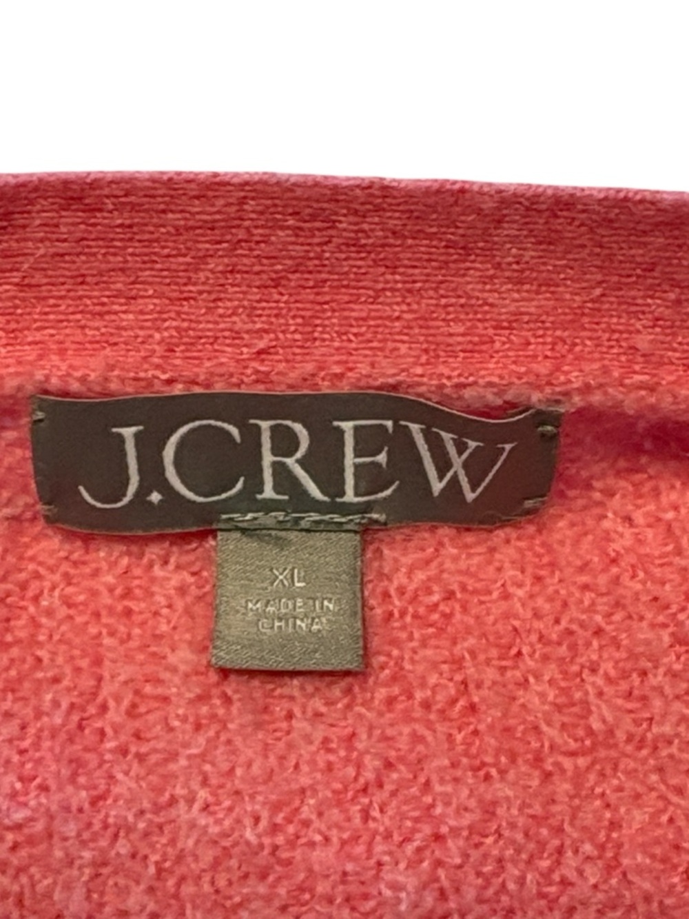 J. Crew Supersoft Cropped Cable Knit Sweater Tank Set XL Pink Gold Buttons Wool - Picture 8 of 14
